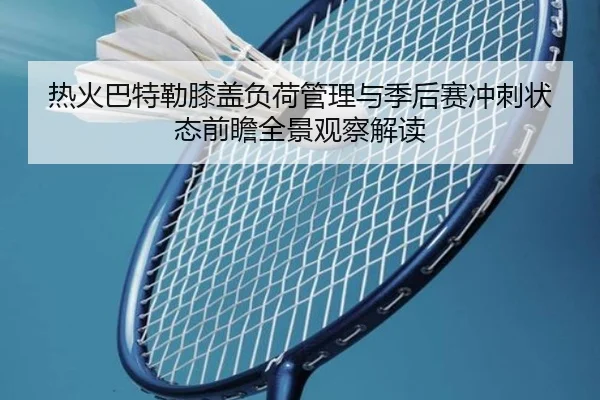 热火巴特勒膝盖负荷管理与季后赛冲刺状态前瞻全景观察解读